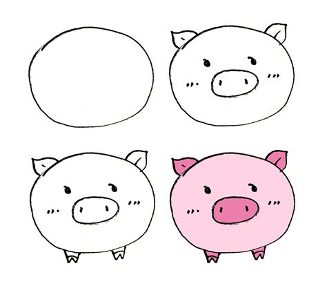 豬 怎麼畫
